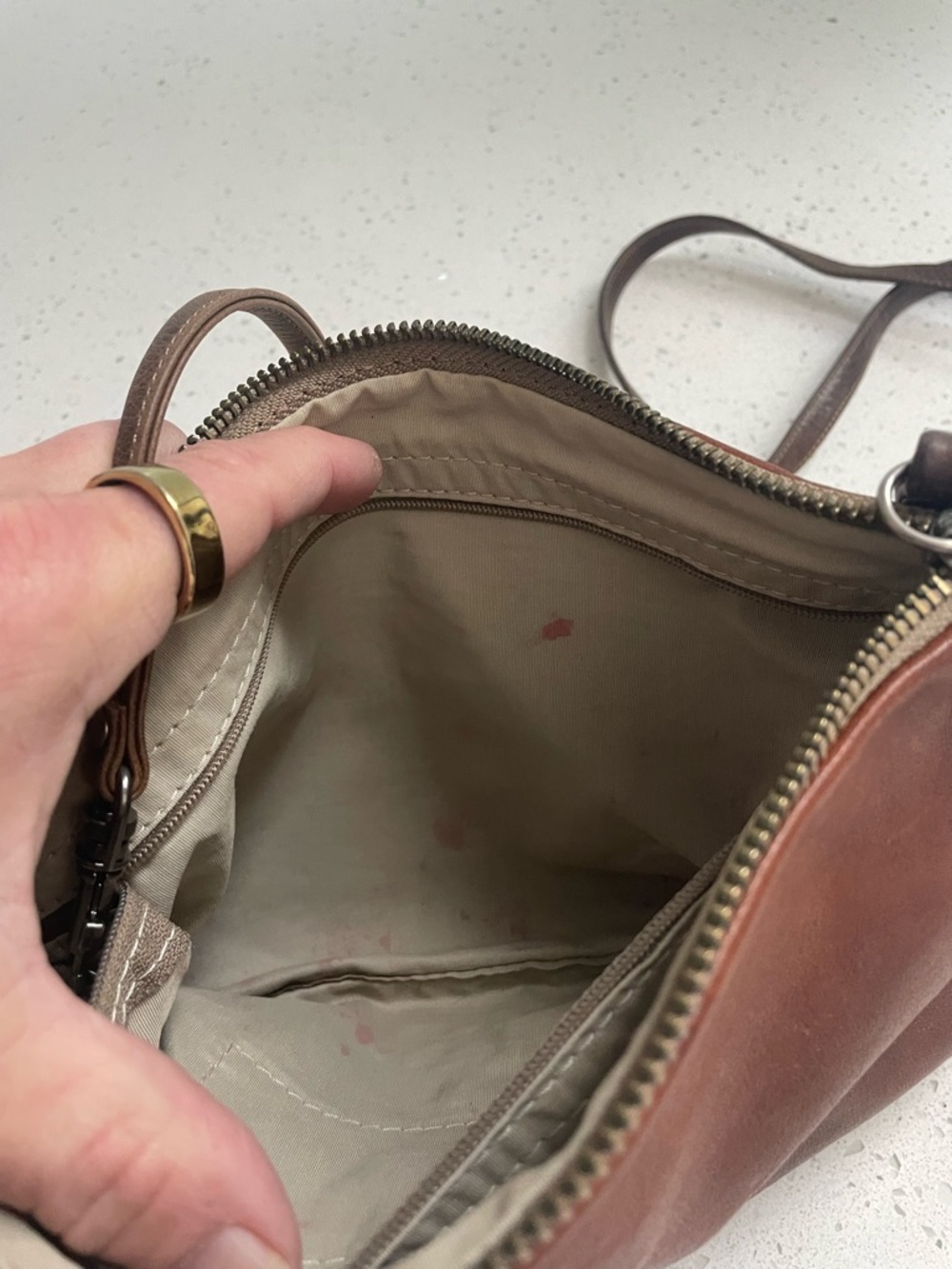 Fossil-style Leather Crossbody by Rough & Tumble - Picture 4 of 12